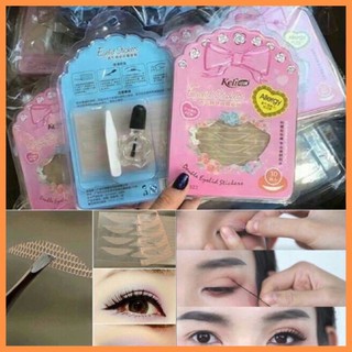 Cuộn dán kích mí eyelid paste dạng lưới 300 miếng