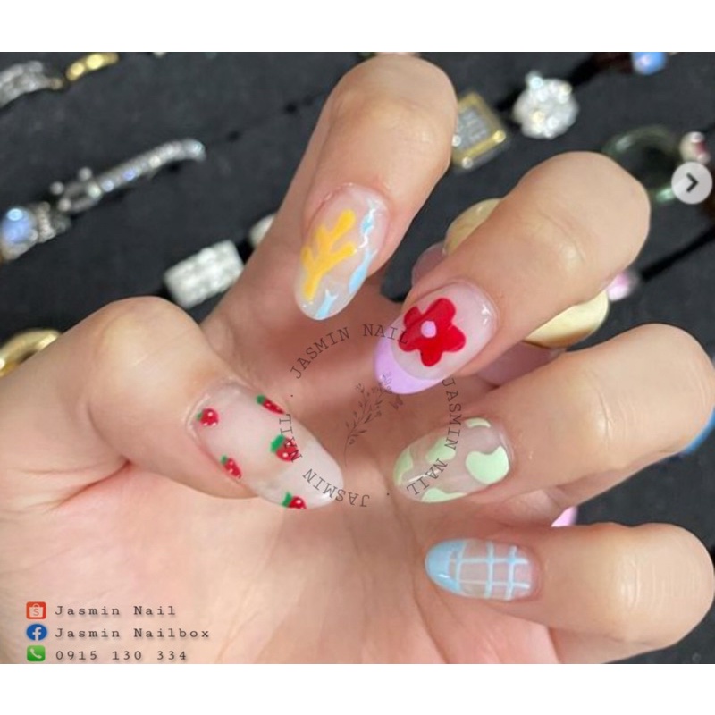 [Mã NHUQAD giảm 10% đơn 100k][NAIL BOX] Nailbox móng úp thiết kế sẵn mẫu desgin hàn quốc