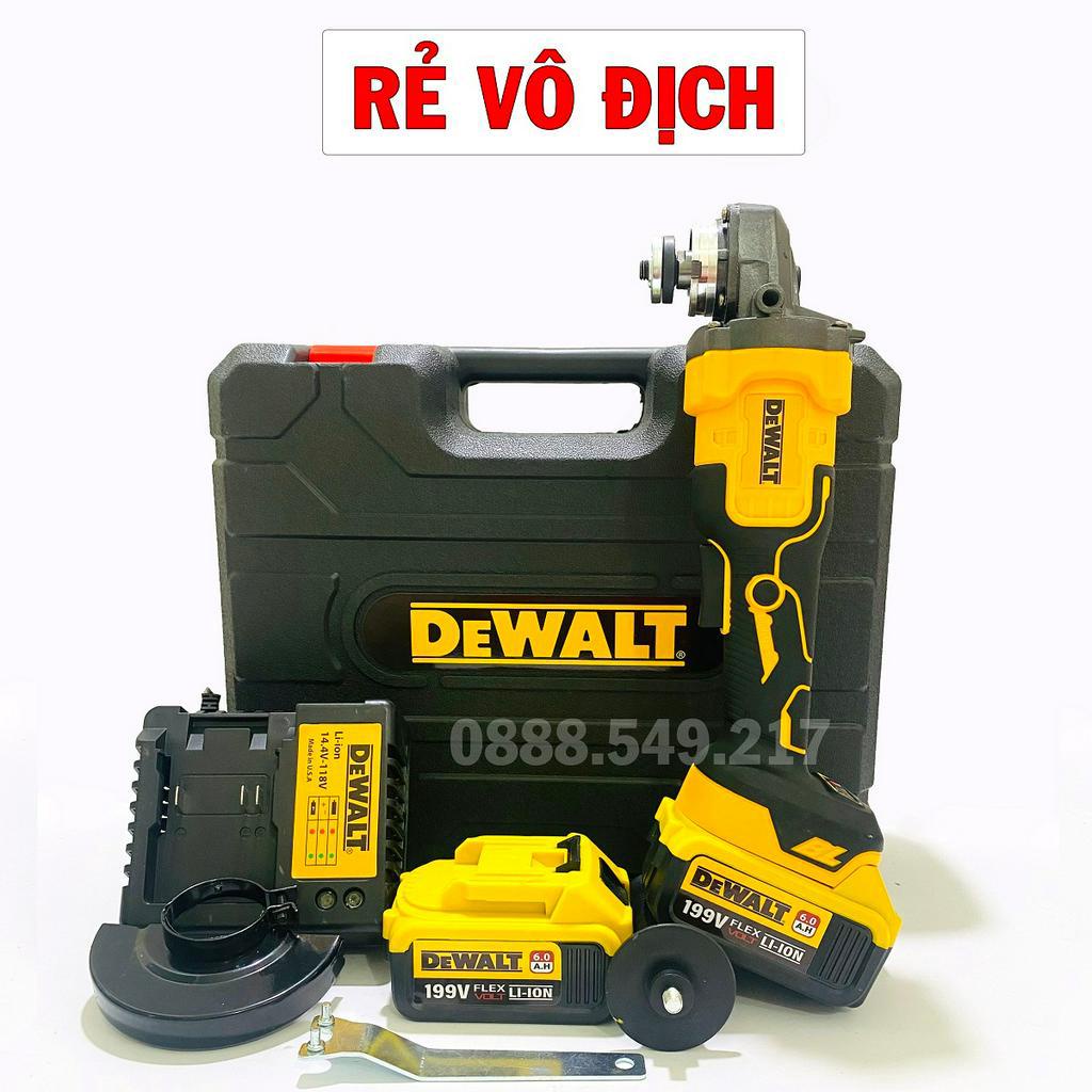 Bộ Máy Mài Dewalt - Máy Cắt Cầm Tay Dùng Pin 10 Cells 199V Chuyên Dụng - 3 Tốc Độ Tải Linh Hoạt Lõi Đồng Không Chổi Than