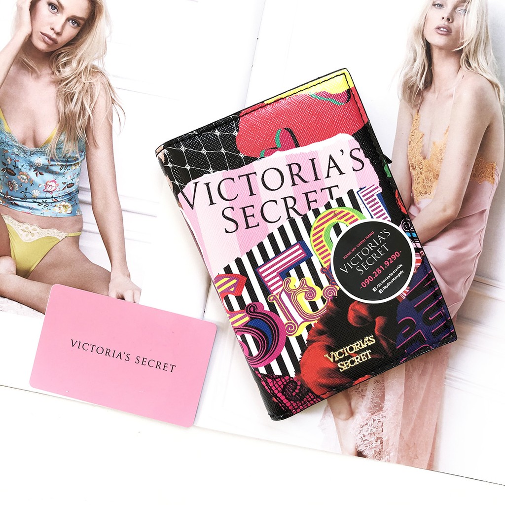 [143] Cover Passport với hoạ tiết nhãn hiệu nước hoa nỗi tiếng của Victorias Secret USA