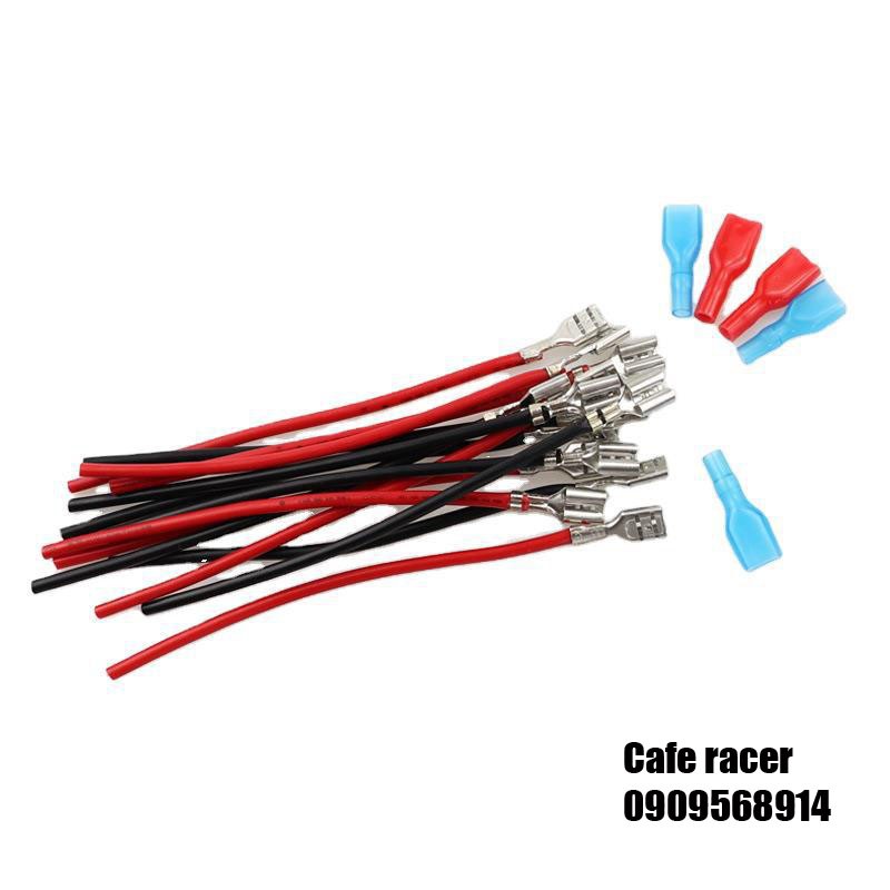 Jack dẹp 6.3mm dây điện 10cm 1 sợi