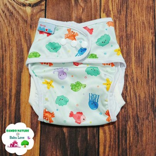 6->10 BỘ BỈM VẢI CHỐNG HĂM BAMBO NATURE BABU LOVE (KÈM QUÀ TẶNG) SIZE M, L