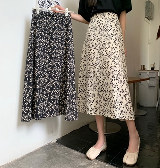 Chân Váy Dài Họa Tiết Hoa Nữ Tính