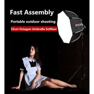 Softbox bát giác Triopo KS65 cho đèn flash speedlite Quick