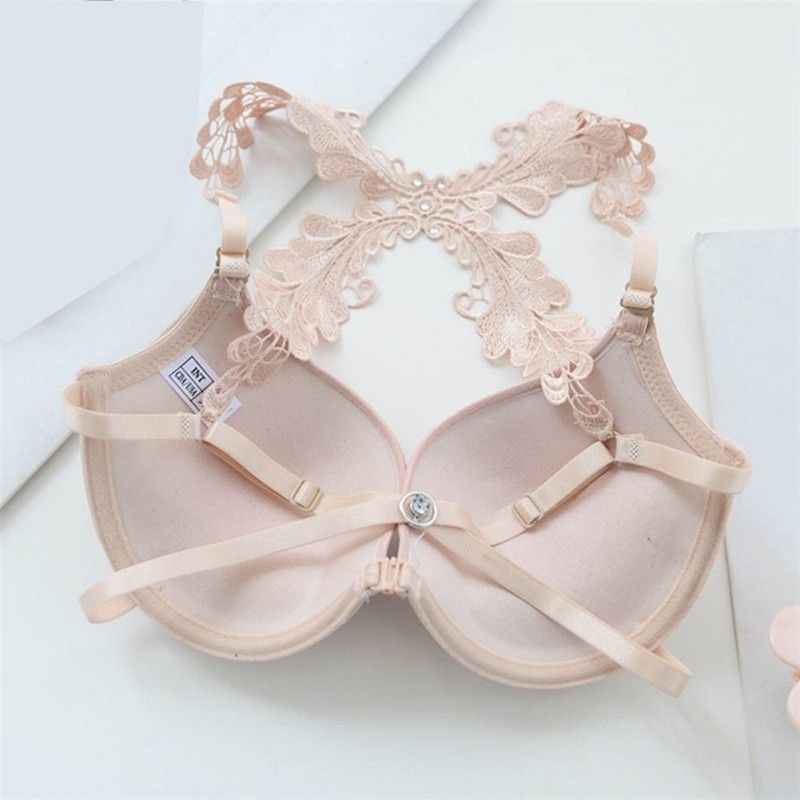 Áo ngực Sexy Women Push Up Bra Lace Hollow Back Cup Lady Apparel Intimate Lingerie Underwear | BigBuy360 - bigbuy360.vn