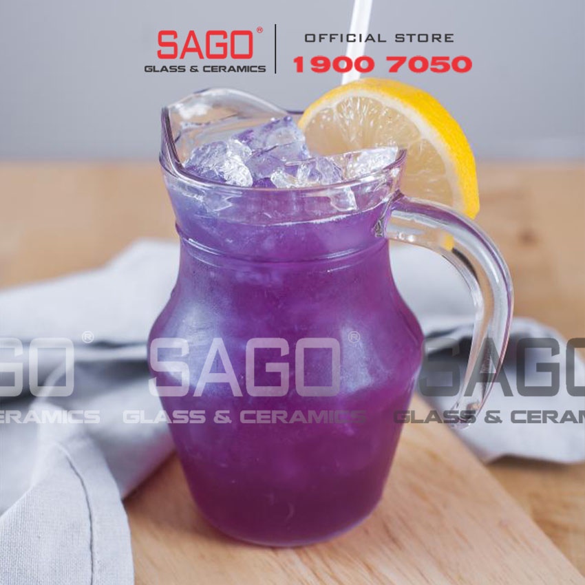 Ly Thủy Tinh có Quai Lucky MUG 500 ml | Thủy Tinh Cao Cấp , Nhập khẩu Thái Lan