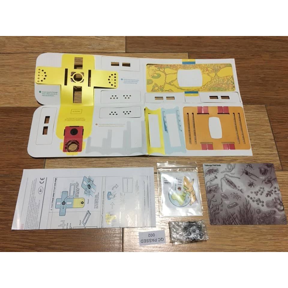 Kính hiển vi Foldscope, chính hãng