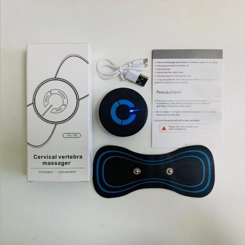 Miếng massage xung điện máy massage mini dán cổ vai gáy eo toàn thân chăm sóc sức khỏe Xiaomimi D5.036