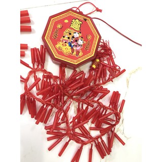 Pháo điện tử nhỏ có đèn và tiếng nổ trang trí cho ngày Tết