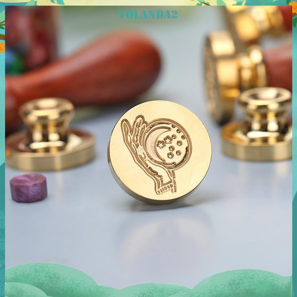 Con Dấu Tay Cầm Bằng Gỗ Phong Cách Retro