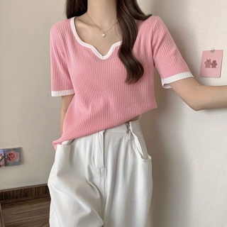 030. ÁO LEN CỔ TIM BASIC (hàng có sẵn)