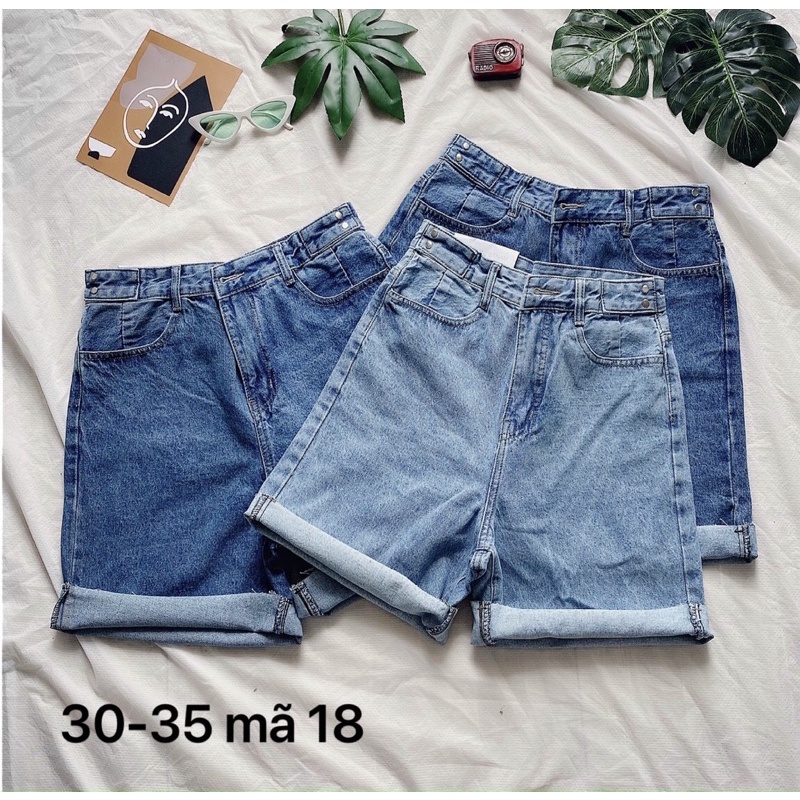 Quần Short Ngố Nữ Lưng Cao Kiểu Size Đại Bigsize Hàng VNXK Ms18
