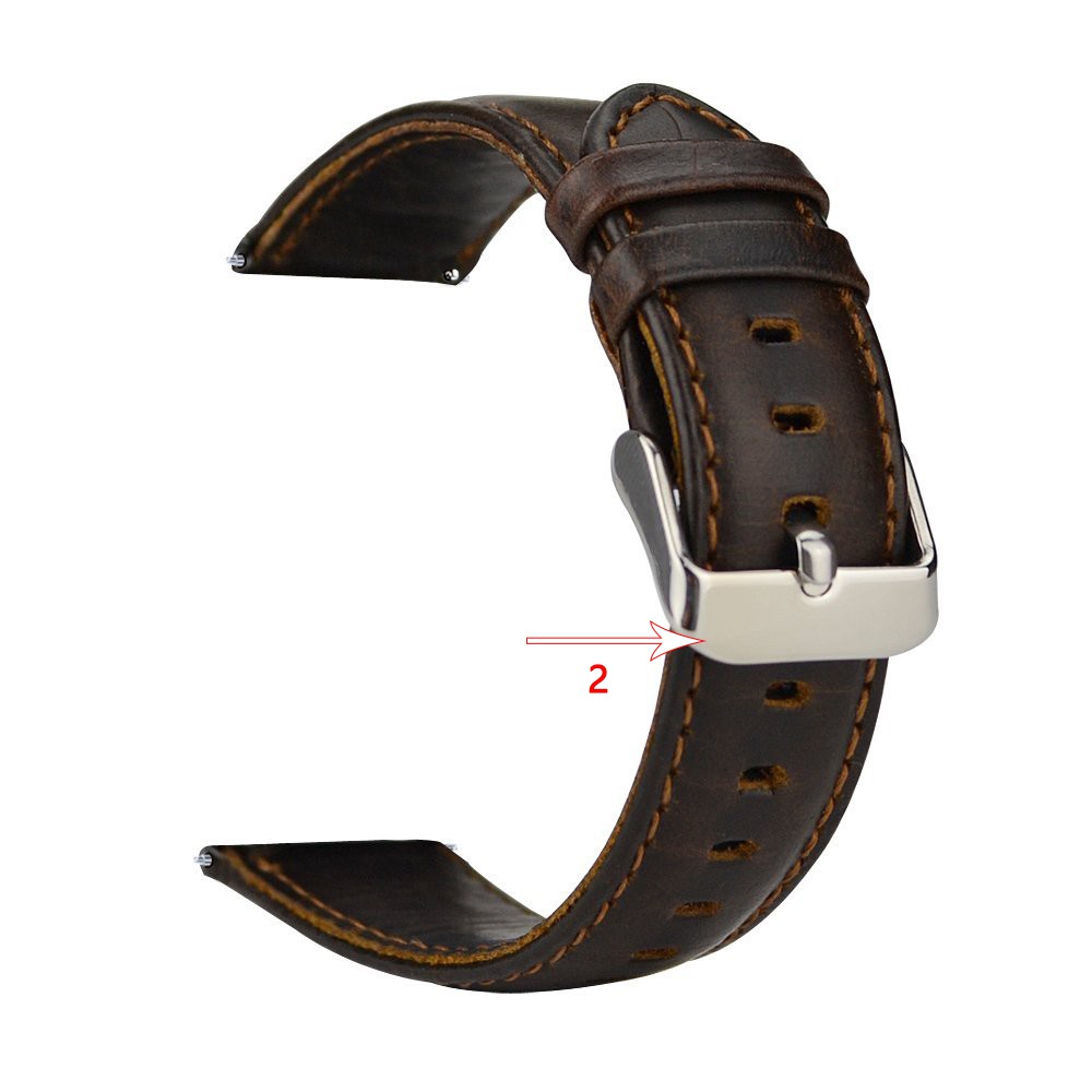 Replacement Band Genuine Leather Strap for Garmin Forerunner 645 245 245M