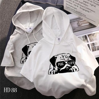 Áo lửng nón chó pug cao cấp