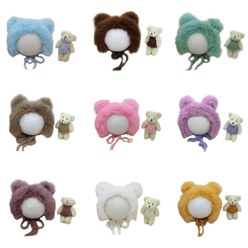 Set 2 Món Đồ Chơi Thỏ Chụp Ảnh Dễ Thương Cho Bé