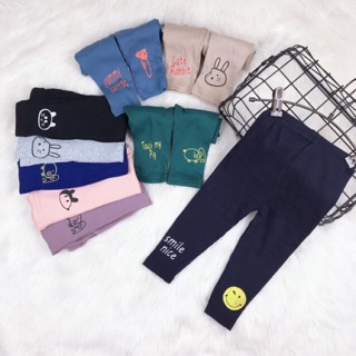 Quần legging len tăm cho bé