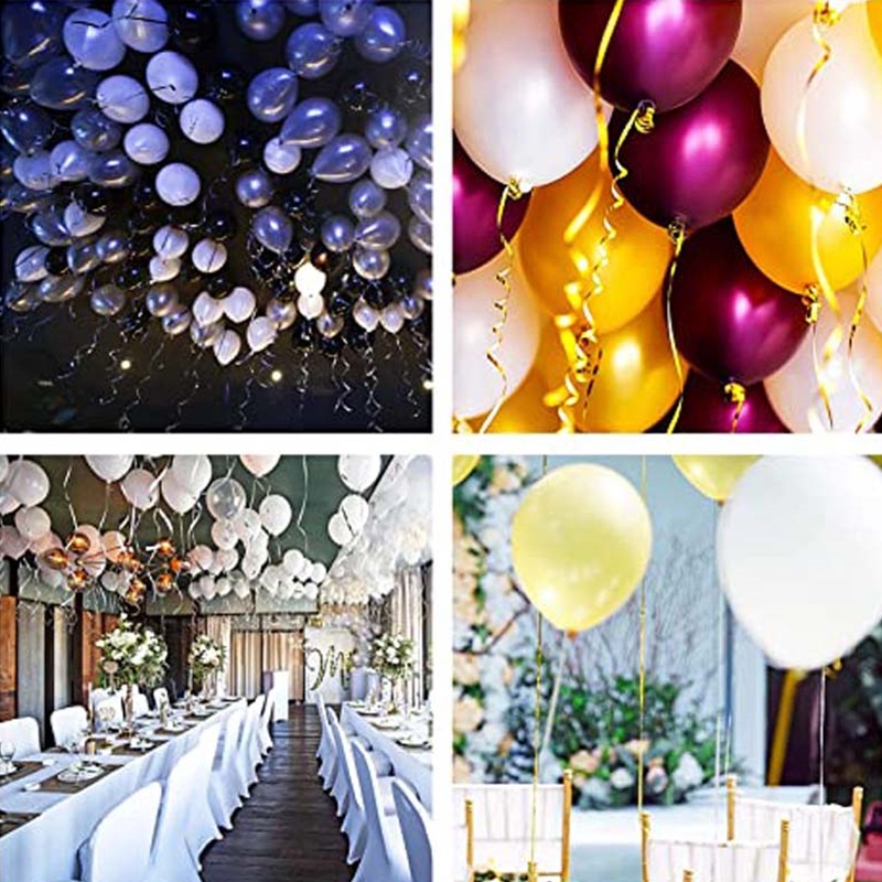 Cuộn dây ruy băng màu lấp lánh dài 10m trang trí tiệc tiện dụng