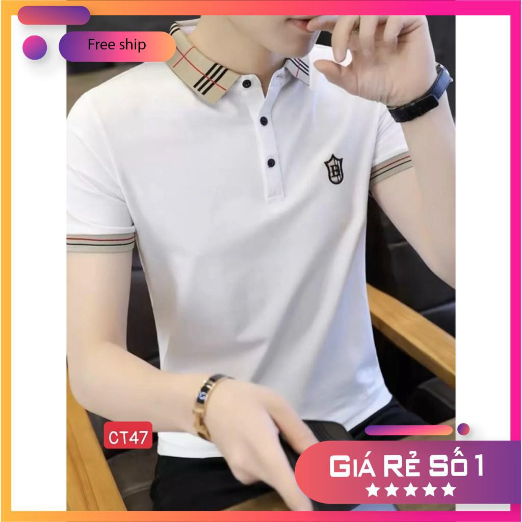 (GIÁ SIÊU RẺ) 🔥HOT🔥 5 MẪU ÁO THUN CỔ VIỀN LOGO TRẺ TRUNG CÁ TÍNH NĂNG ĐỘNG | BigBuy360 - bigbuy360.vn