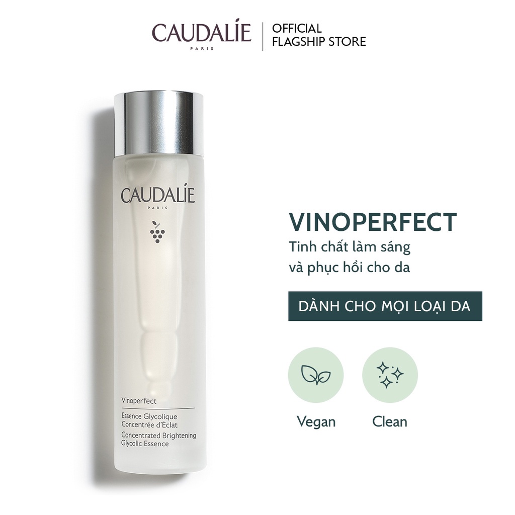 Nước dưỡng cô đặc làm sáng da Caudalie Vinoperfect Concentrated Brightening Glycolic Essence 150ml