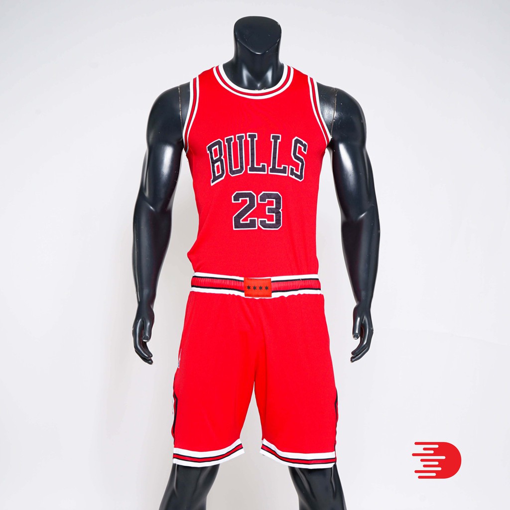 Trang Phục bóng rổ Actee NBA Jersey Chicago Bulls Đỏ - Hàng Thêu