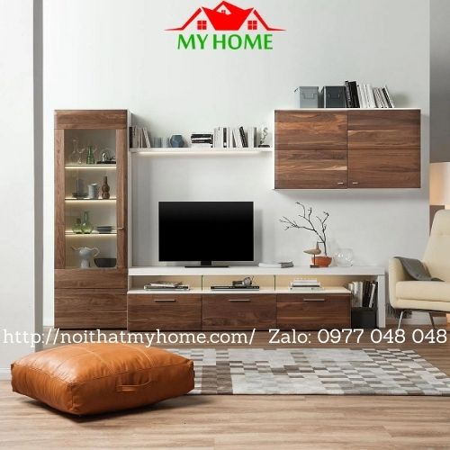 Tủ Nhựa Đài Loan CHINHUEI, Vincoplast, Ecoplast Cao Cấp - Kệ Tivi Kết Hợp Kệ Trang Trí KTV19