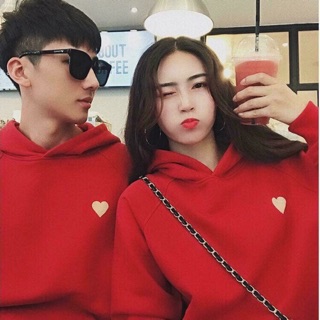 Áo đôi đỏ trái tim