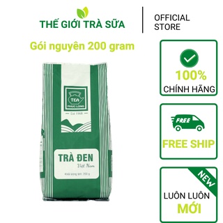 Trà đen Phúc Long pha trà sữa làm đồ uống trà sữa  phúc long, trà tươi (gói 200gram) chính hãng -Thế Giới Trà Sữa