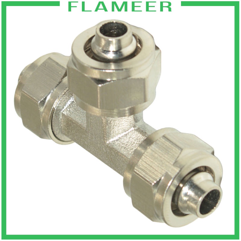 Đầu Nối Ống Nén Khí Hình Chữ T 6mm Tháo Gỡ Nhanh