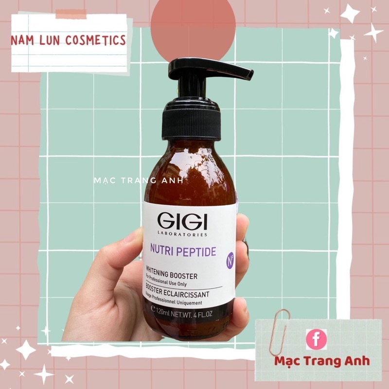 Chất tăng cường làm sáng da Gigi Nutri -Peptide Whitening Booster