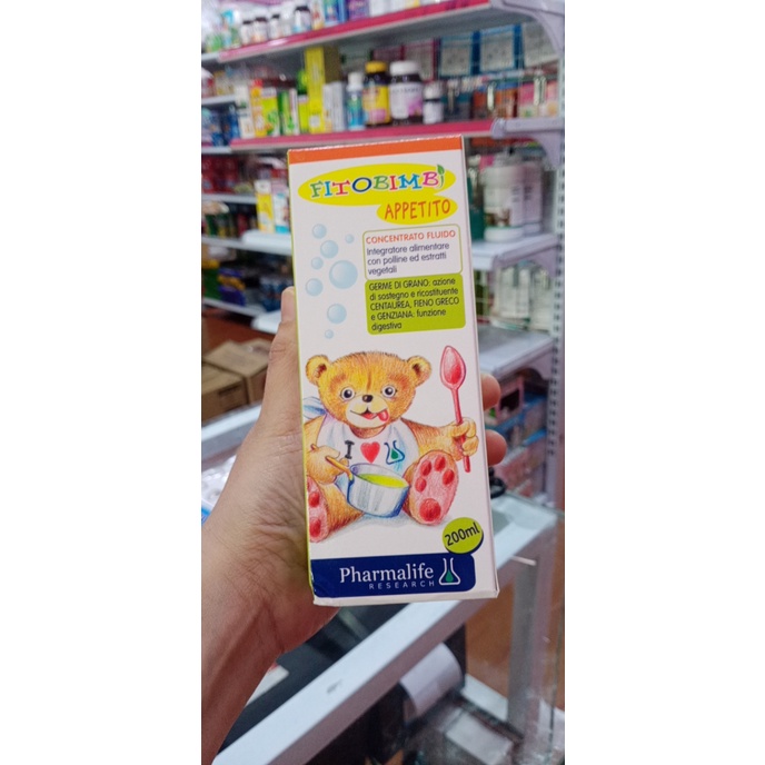 Fitobimbi Appetito - Hỗ Trợ Trẻ Ăn Ngon, Tiêu Hóa Tốt 200ml