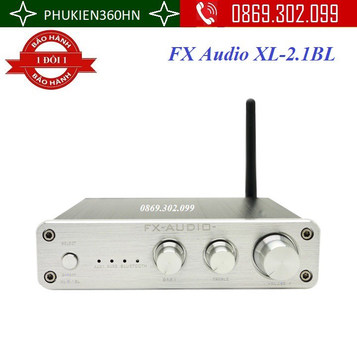 [Mã ELHACE giảm 4% đơn 300K] Bộ giải mã âm thanh FX Audio XL-2.1BL Bluetooth 4.0 Amplifier