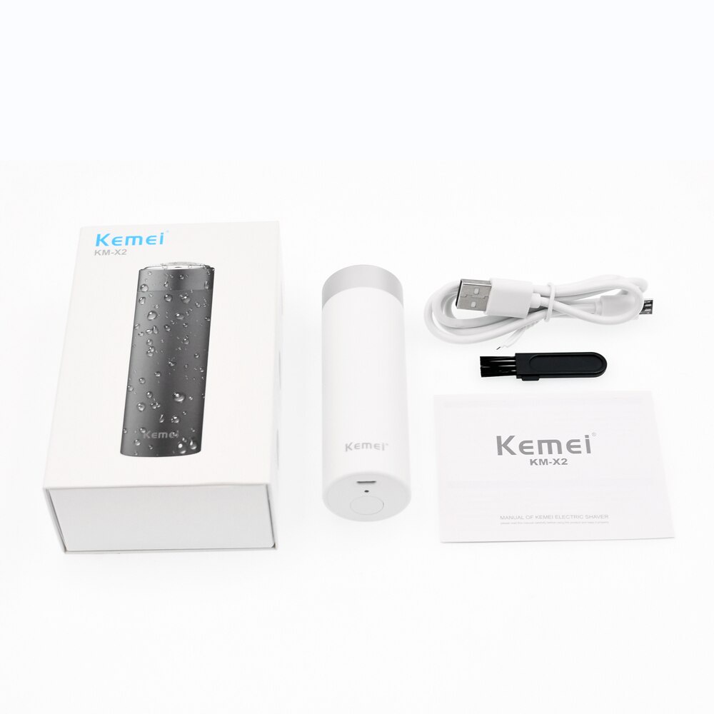 Máy Cạo Râu Mini Nhỏ Gọn Bỏ Túi Kemei KM - X2