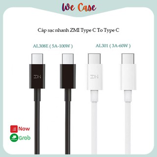 Cáp zmi type c to type c - hỗ trợ sạc nhanh pd