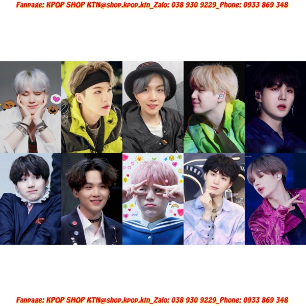 CARD BO GÓC SUGA BTS