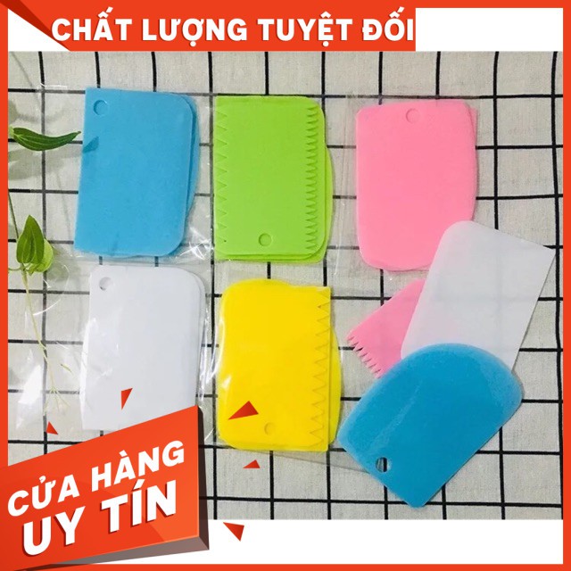 Bộ 3 cắt vét bột nhựa
