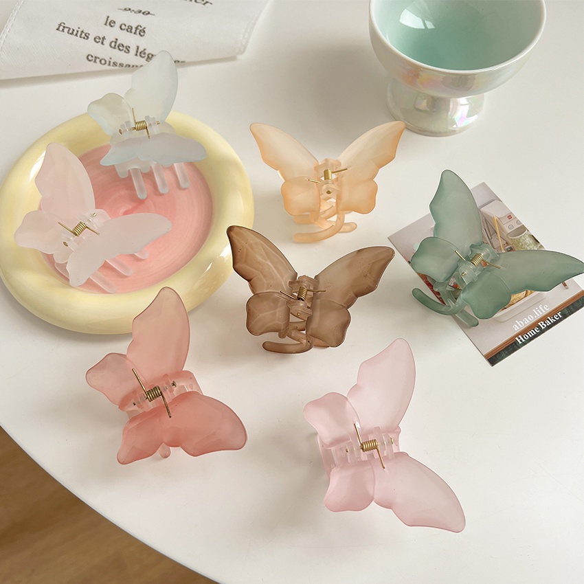 Kẹp Tóc Hình Bướm 3D Sống Động Phong Cách Hàn Quốc