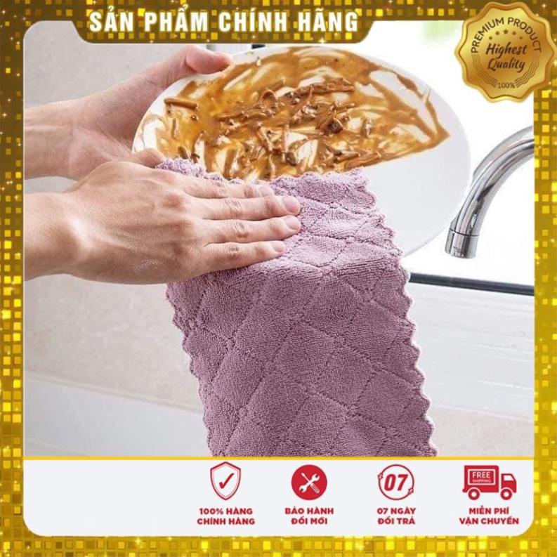 COMBO 5 KHĂN LÔNG LAU TAY, LAU NHÀ BẾP SIÊU MỀM, THẤM HÚT TỐT KT 25x25