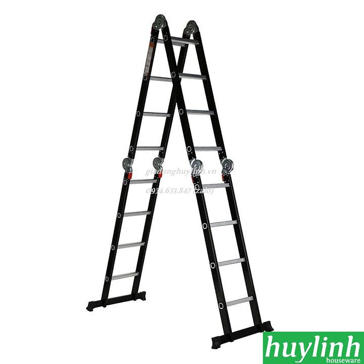 Thang nhôm gấp 4 đoạn Nikawa NKG-44 - 4.6 mét