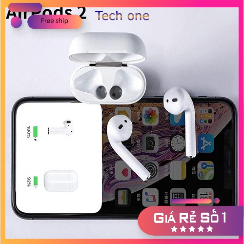 [AIRPODS 2] Tai Nghe AirPods 2 - Đổi Tên - Định Vị - Tai Nghe Bluetooth Bản Mới Nhất 2021 | BigBuy360 - bigbuy360.vn