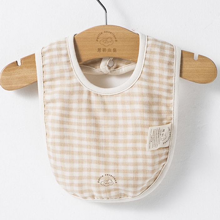 Yếm Muslin Cotton Organic 2 lớp cho bé từ sơ sinh tới 2 tuổi Comfybaby - Sợi bông hữu cơ, an toàn  - Phù hợp Thu Đông