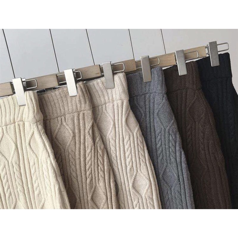 CHÂN VÁY LEN SIÊU MỀM MỊN HOẠ TIẾT DÁNG BÚT CHÌ | BigBuy360 - bigbuy360.vn