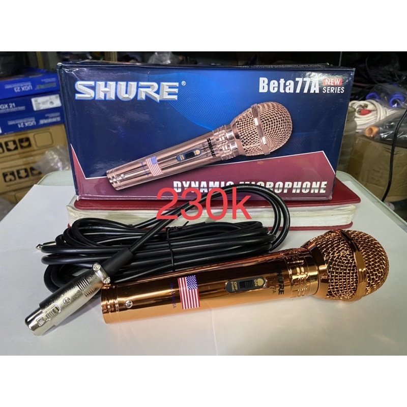 Mic Dây Shure Beta 77 mic hát karaoke