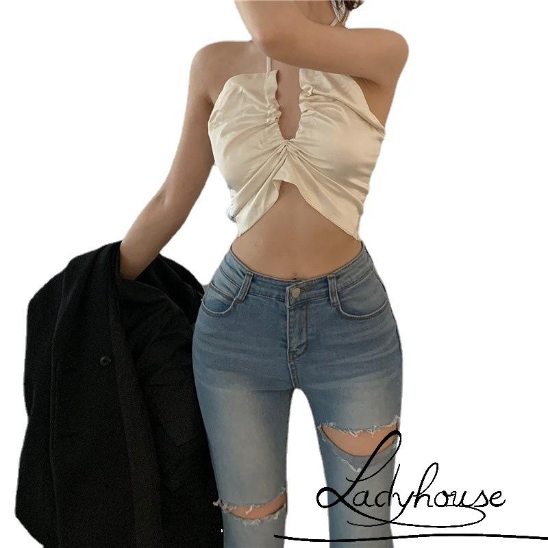 Áo Không Tay Hở Lưng Thời Trang Mùa Hè Dành Cho Nữ