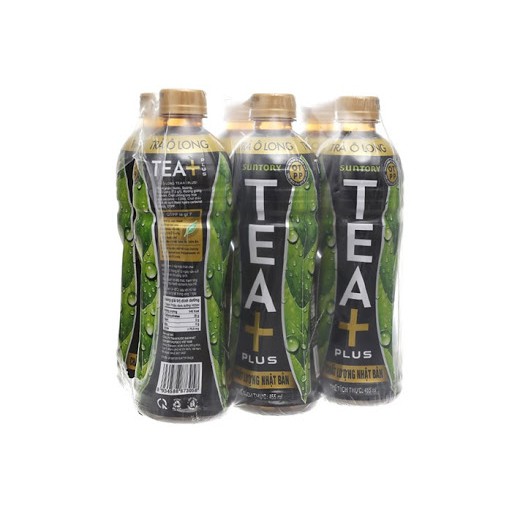 (HOT) Trà Olong Tea plus 455ml đủ vị lốc 6 chai