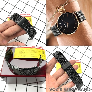 Dây mesh dành cho đồng hồ, dây thép lưới không gỉ loại cao cấp+ Tặng chốt dây và dụng cụ chuyên dụng