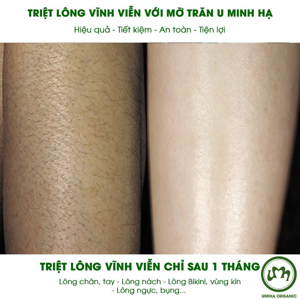 Kem tẩy lông Nách UMi 4C 100ml dùng cho da nhậy cảm UMIHA ORGANIC an toàn hiệu quả tại nhà