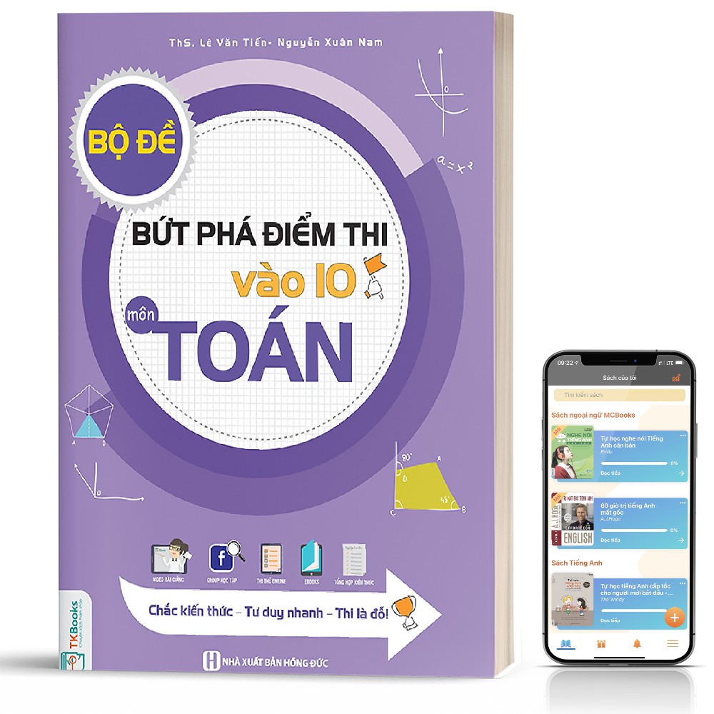 Sách - Bộ Đề Bứt Phá Điểm Thi Vào 10 Môn Toán
