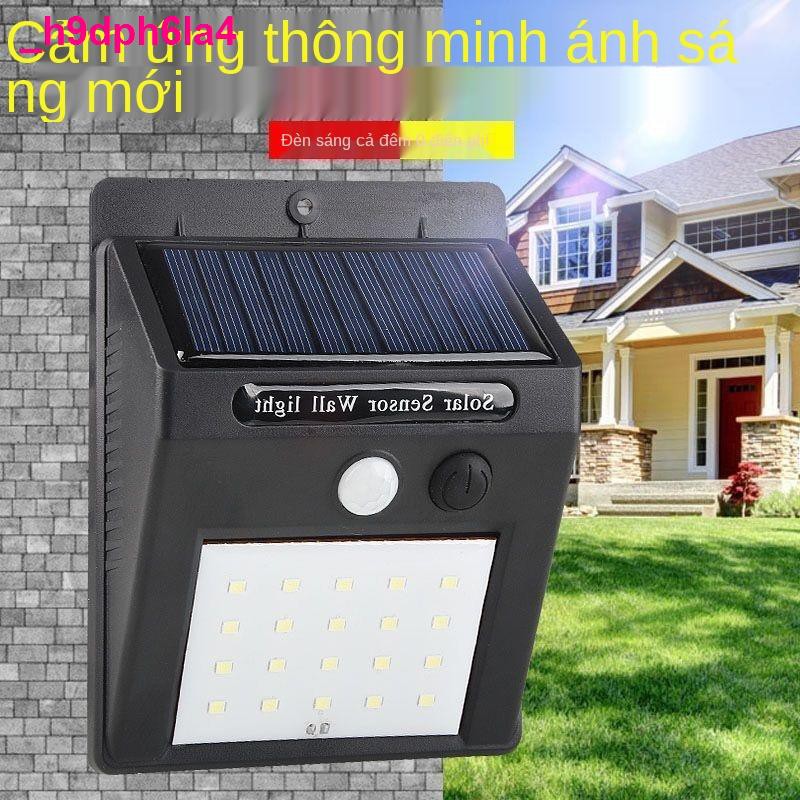 đèn led mặt trờiánh sáng mặt trời sân vườn nhà cơ thể con người cảm ứng ngoài nông thôn mới đường phố không thấm n