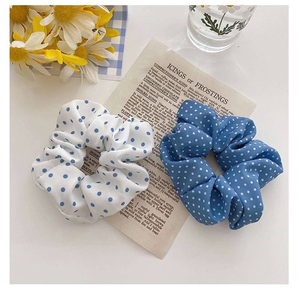 Dây Buộc Tóc Scrunchies Hàn Quốc Nhẹ Nhàng Sang Trong Buta Sr04