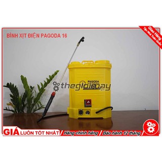 Bình xịt điện 16 lít pagoda 16d